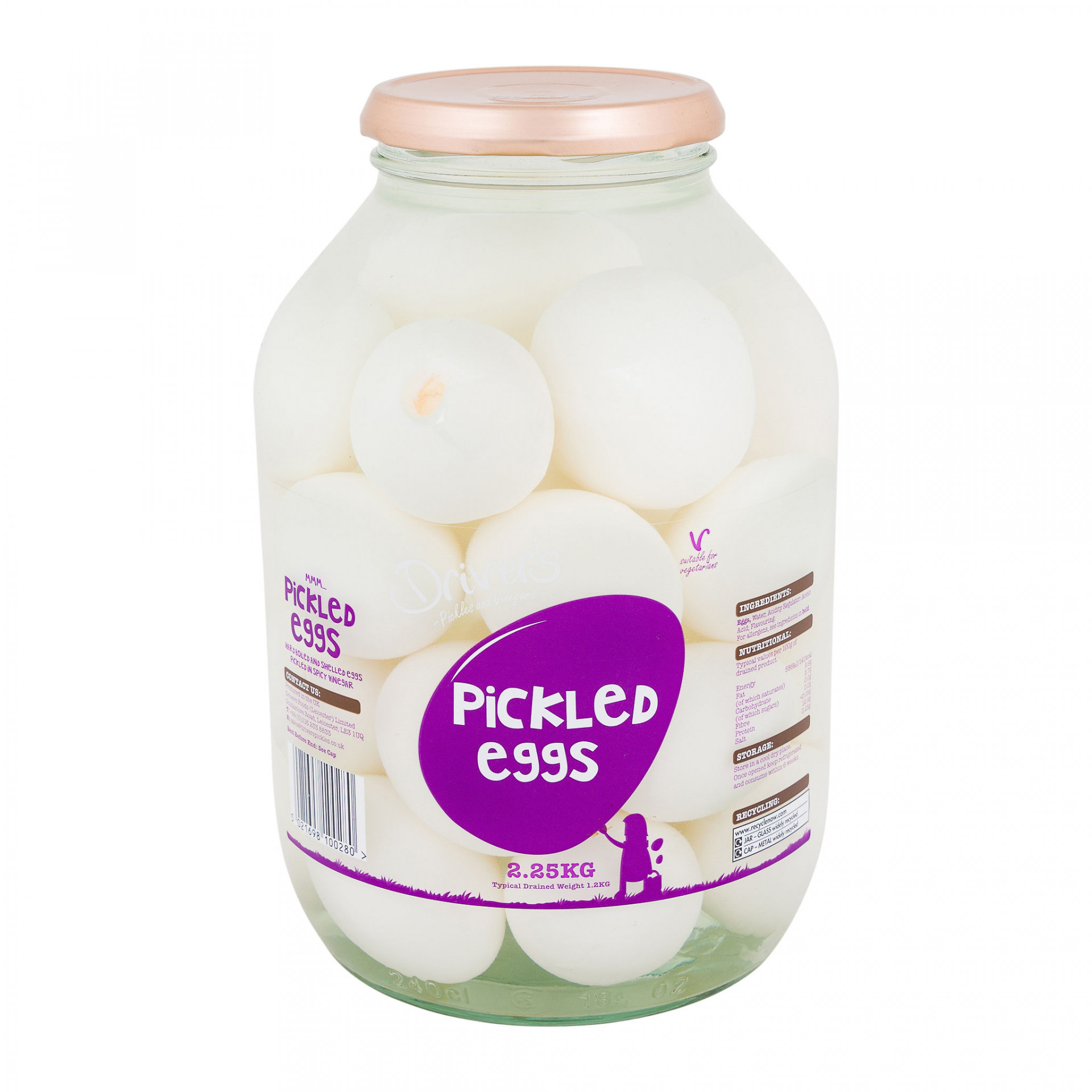 Pickled Eggs 2.25kg Albion Fine Foods Ltd.
