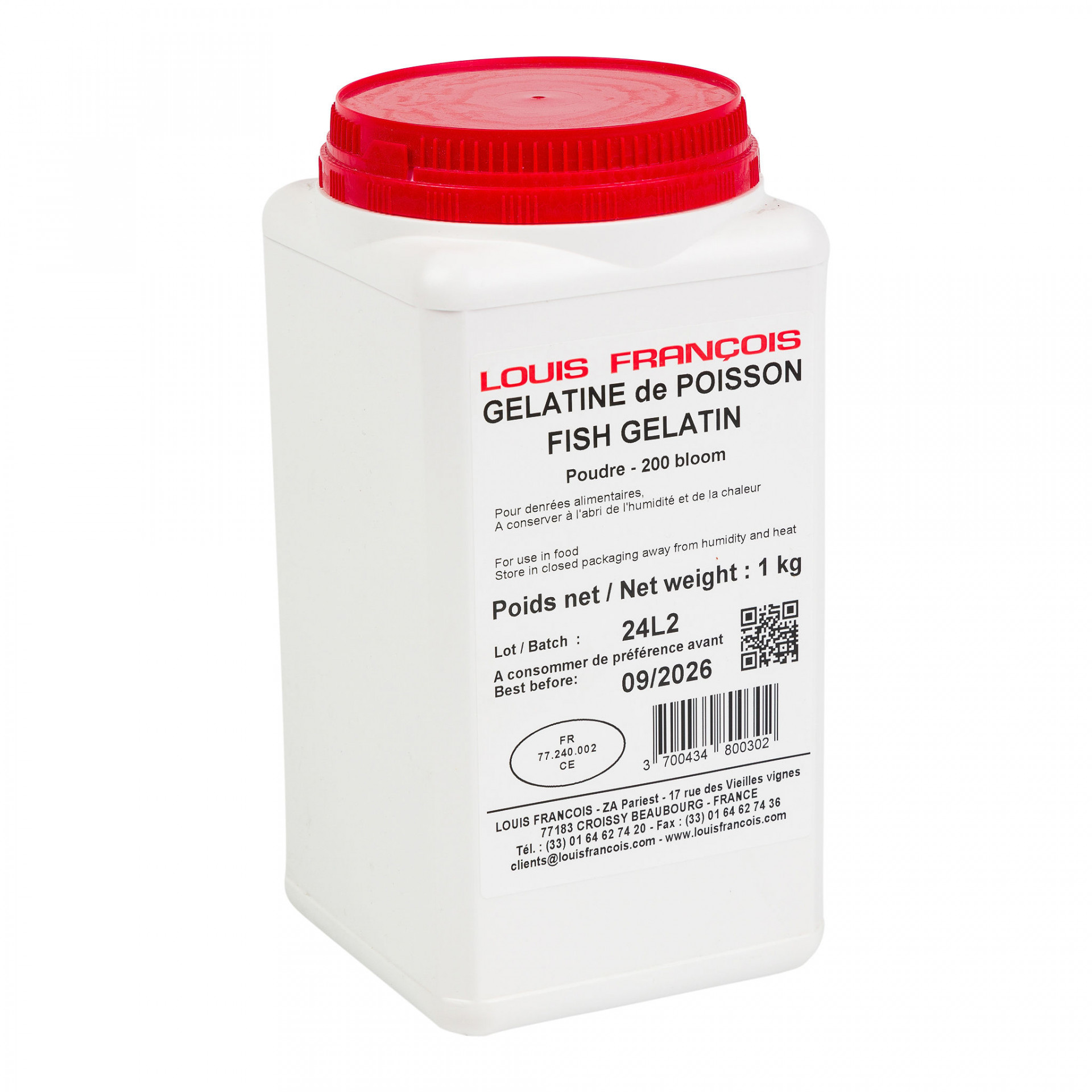 Gelatine Fish Powder 1kg Albion Fine Foods Ltd.