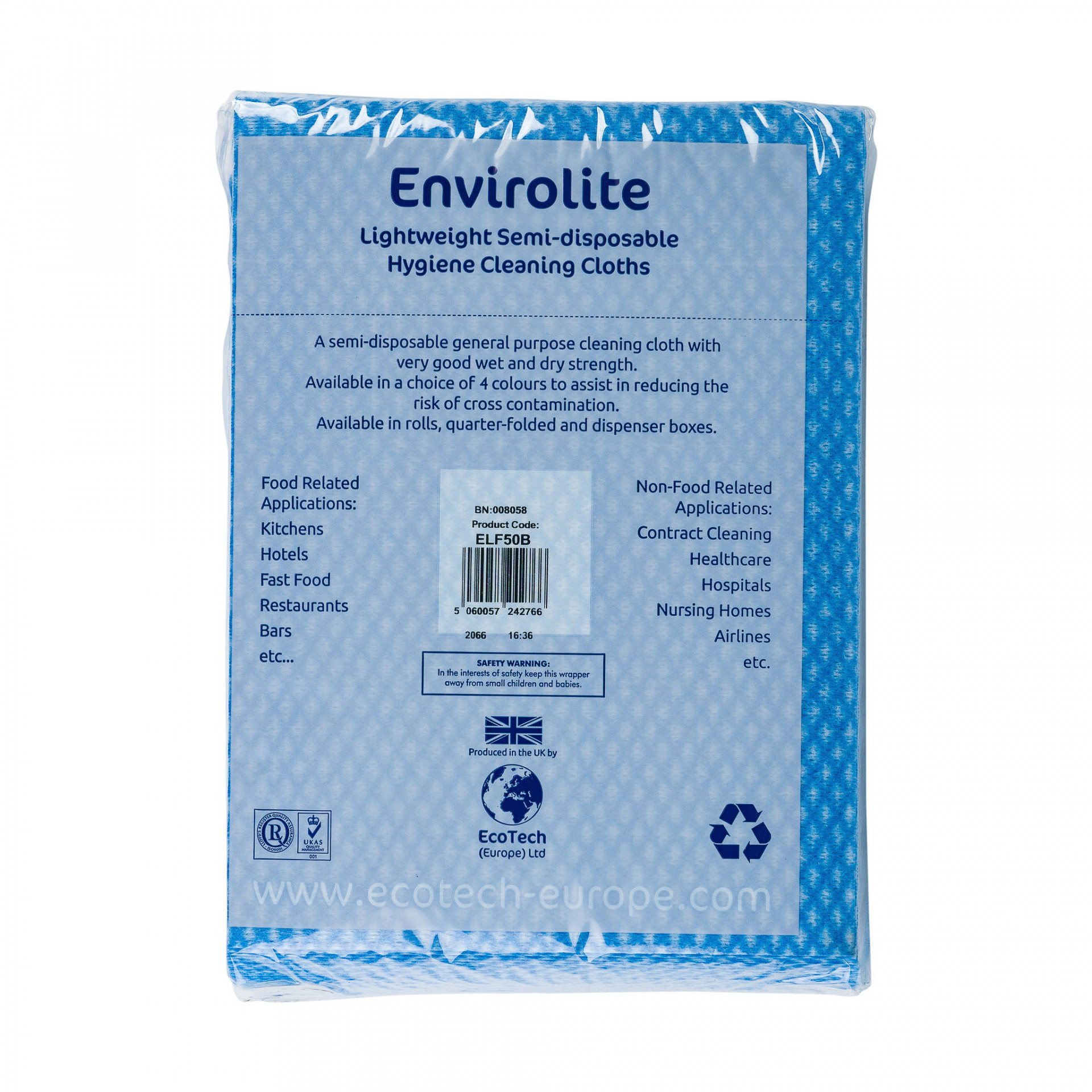 JCloth Blue x 50 Albion Fine Foods Ltd.