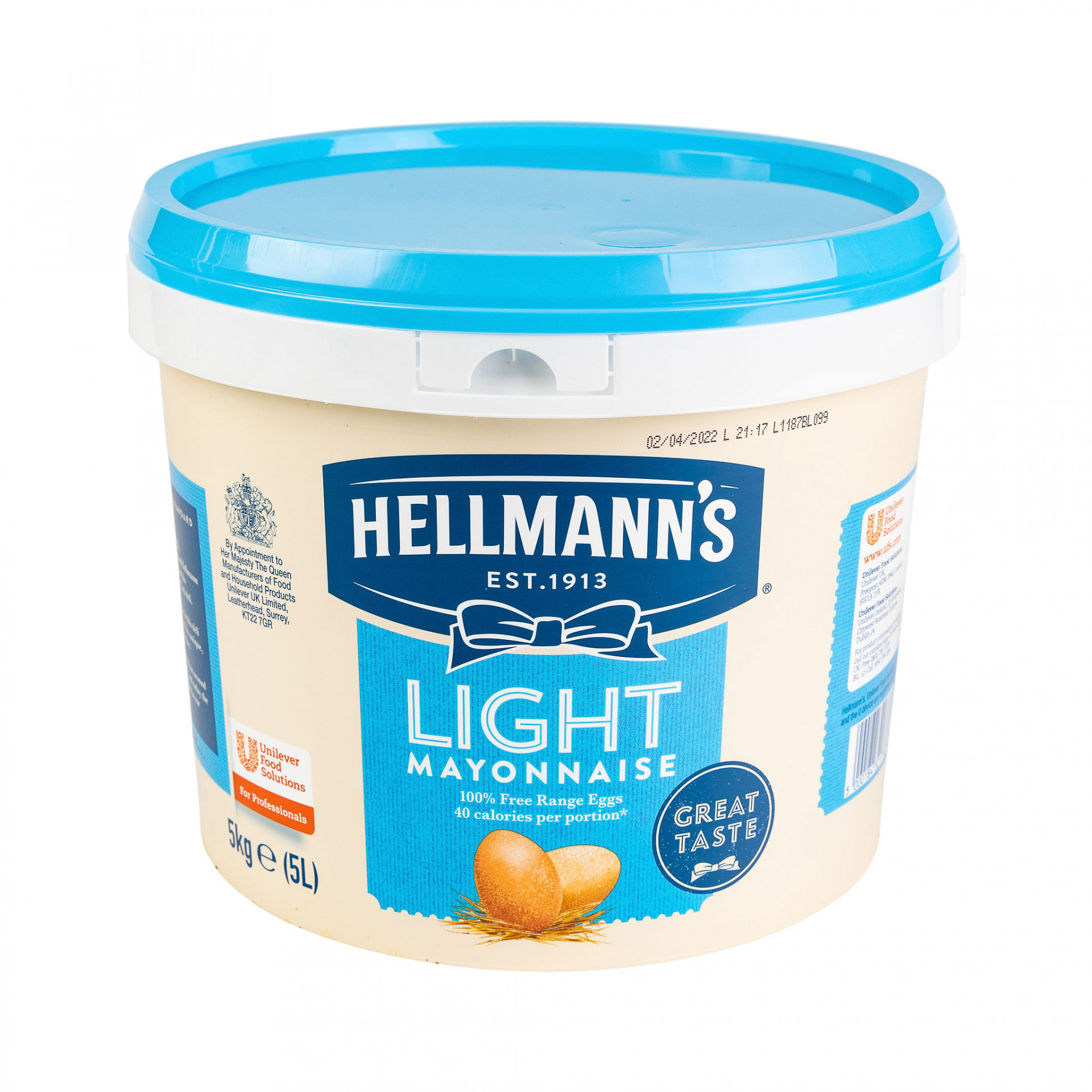 Mayonnaise Light Hellmann's 5ltr Albion Fine Foods Ltd.