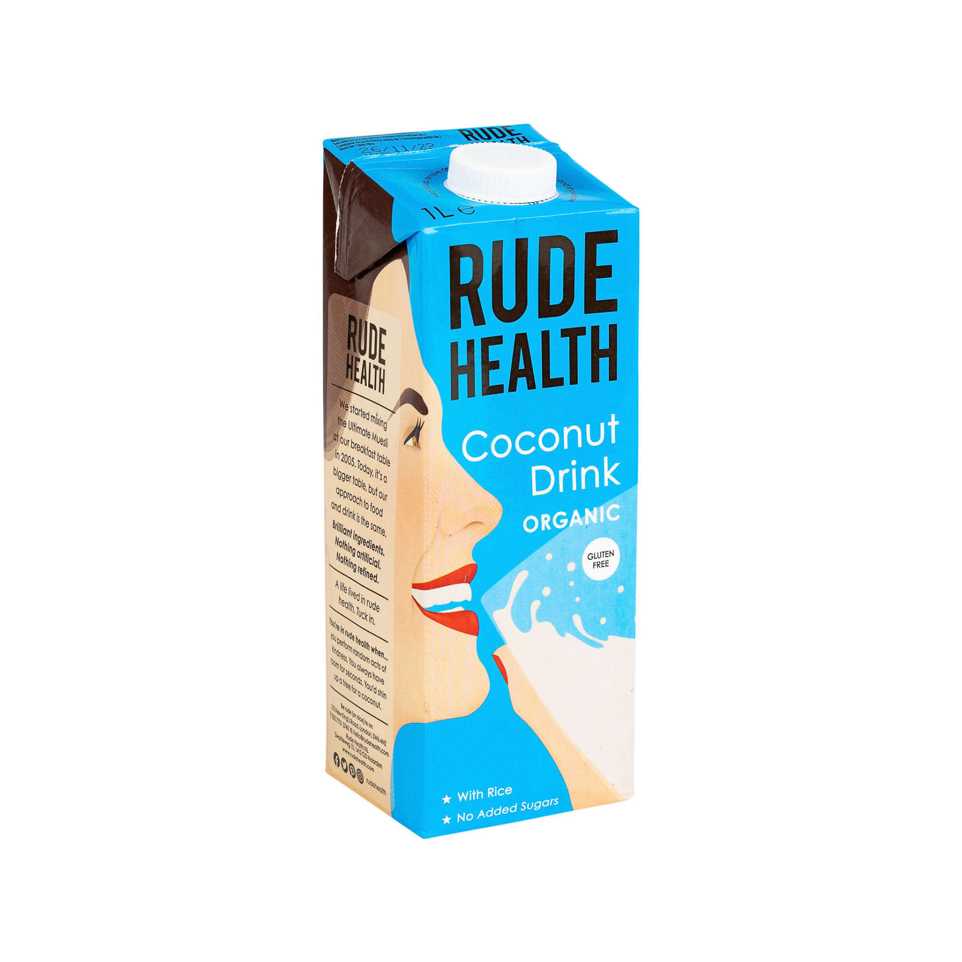 Coconut Milk Rude Health 1ltr Albion Fine Foods Ltd.