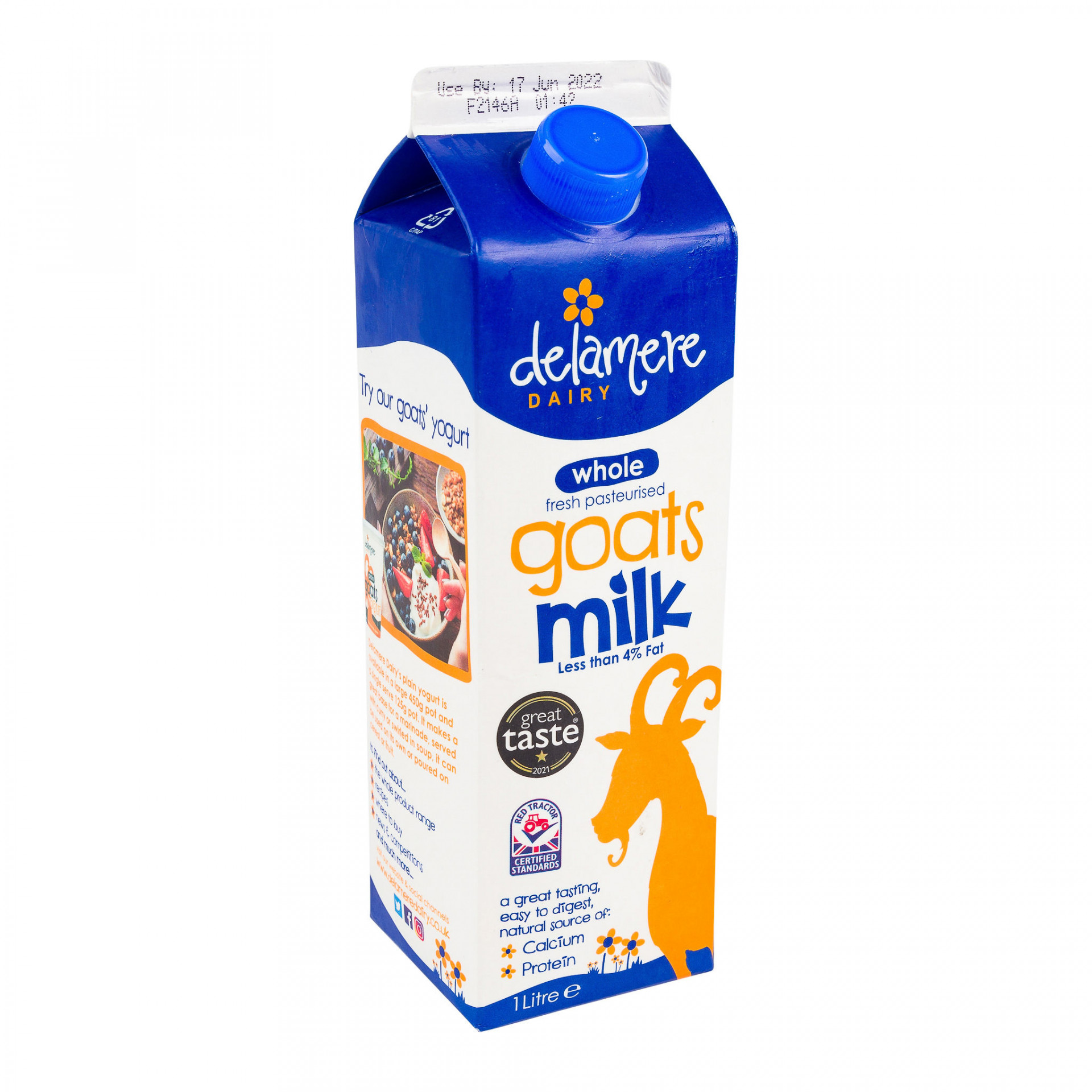 Goat Milk Whole 1ltr Albion Fine Foods Ltd.