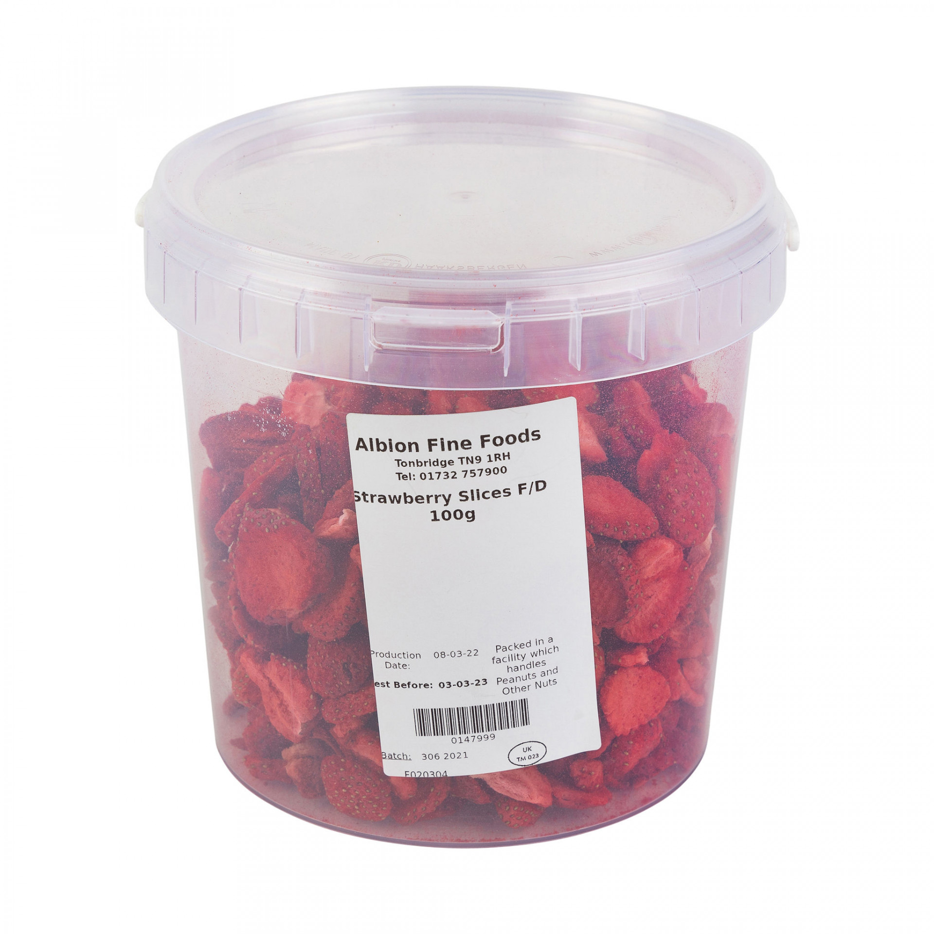 Strawberry Slices Freeze Dried 100g Albion Fine Foods Ltd.