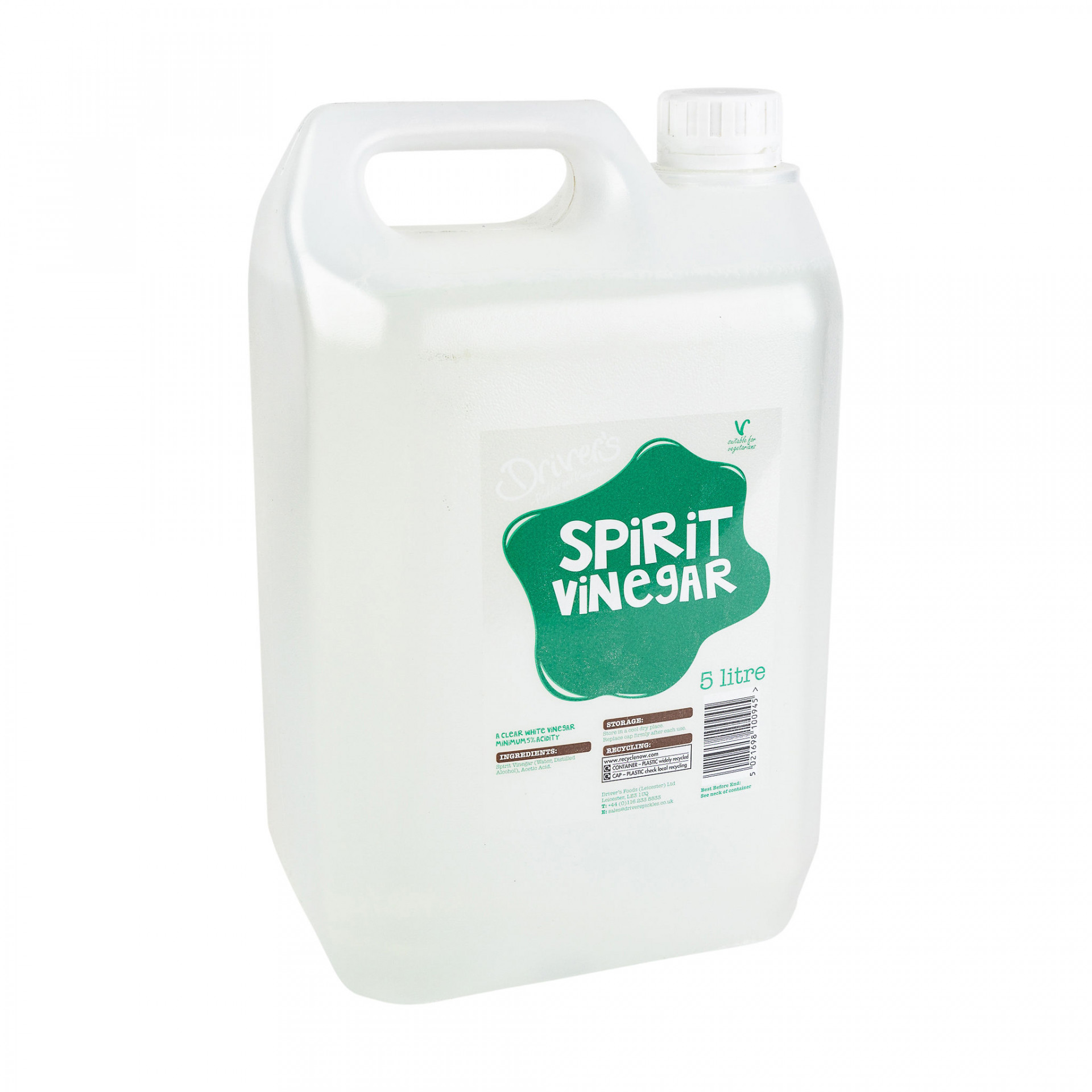 Spirit Vinegar 5ltr Albion Fine Foods Ltd.