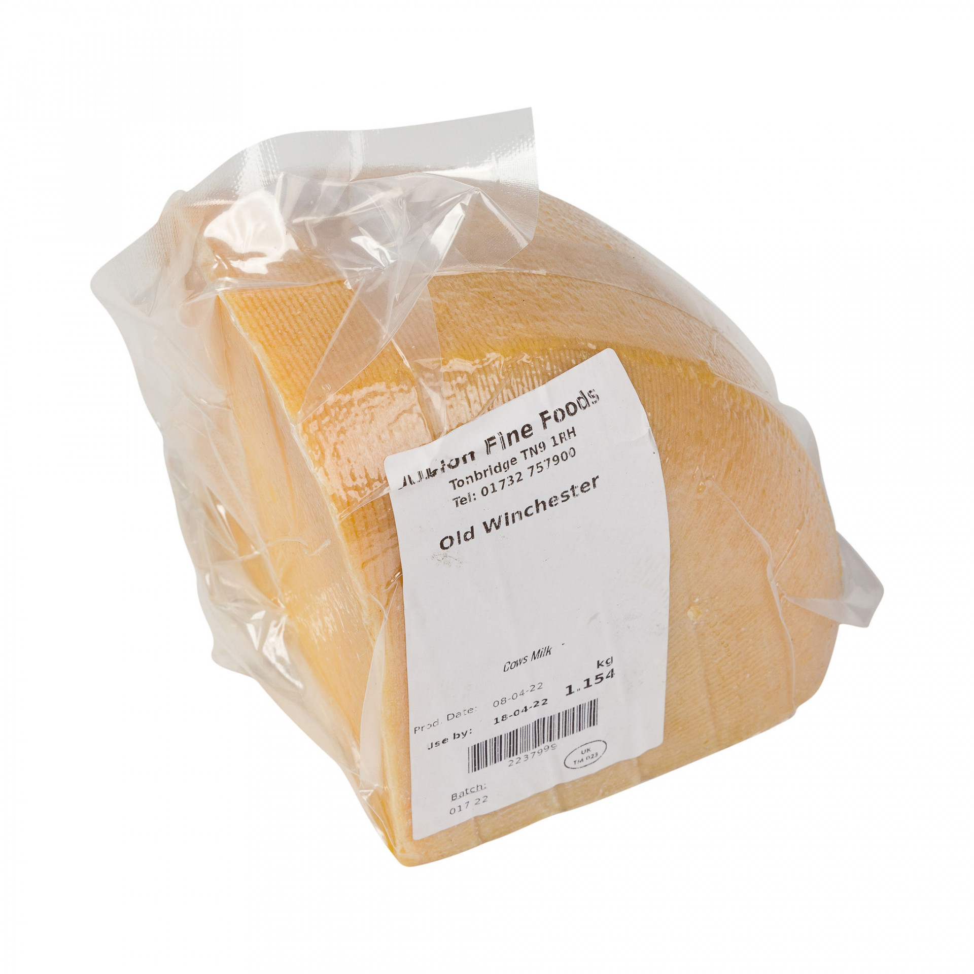 Lyburn Old Winchester Cheese Kilo Albion Fine Foods Ltd.