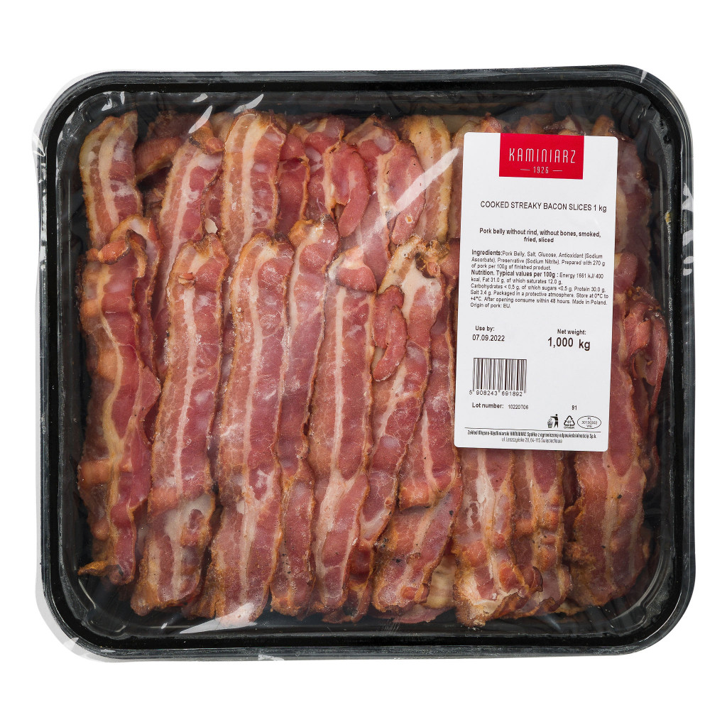 Crispy Cooked Bacon, Chilled