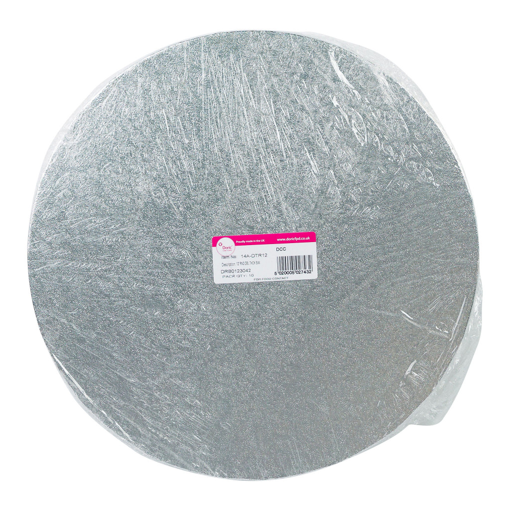 Cake Board Round Semithick 12