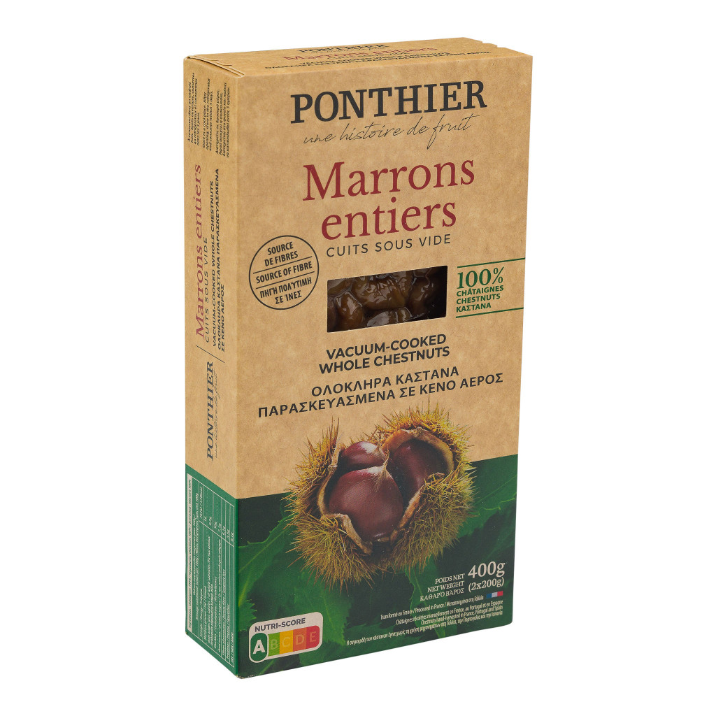 Chestnuts Cooked and Peeled Ponthier 400g Albion Fine Foods Ltd.