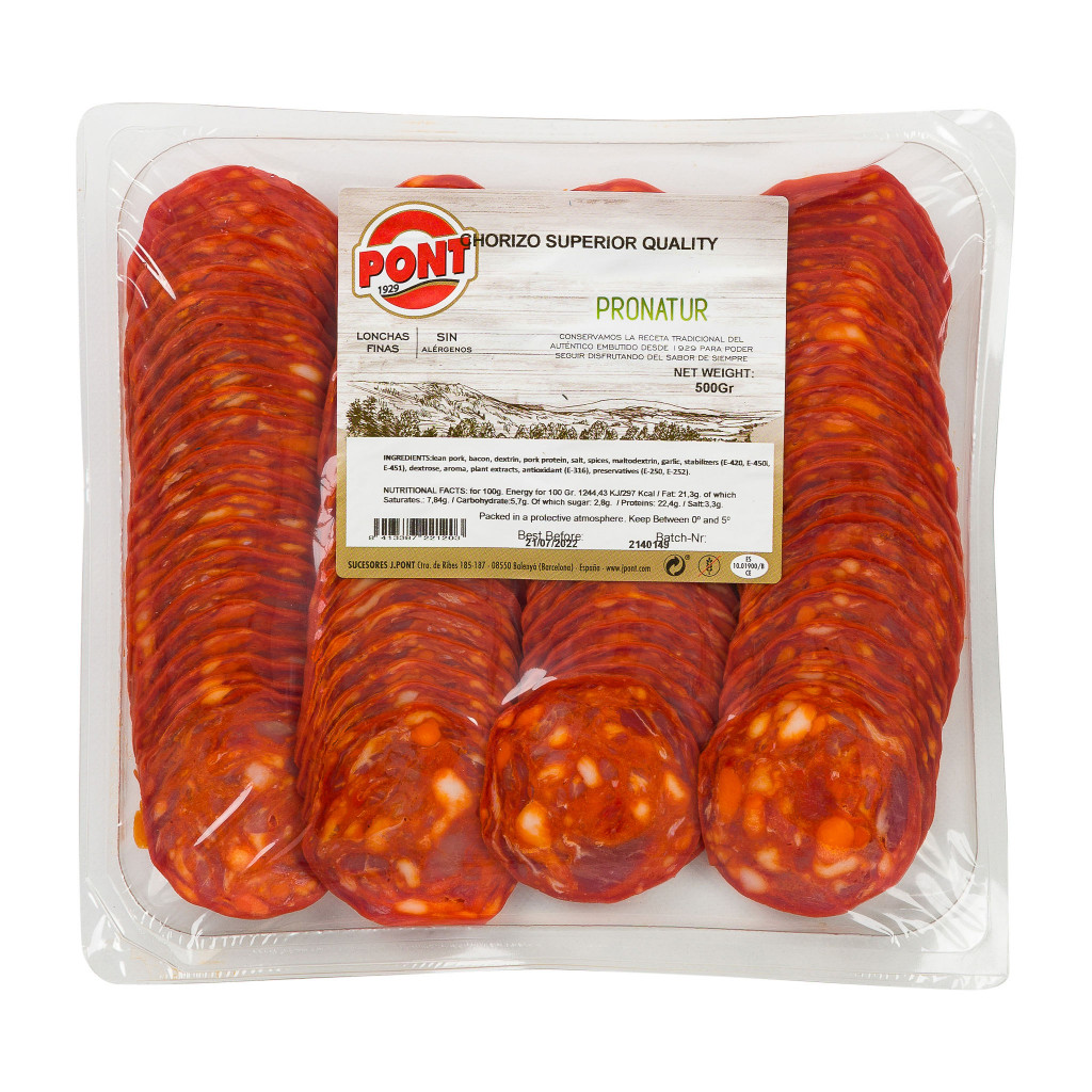 Chorizo Sliced