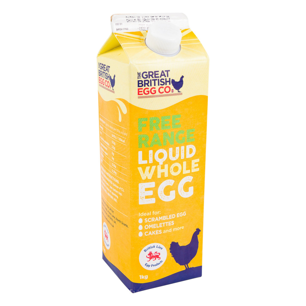 Liquid Eggs Whole Pasteurised 1ltr Albion Fine Foods