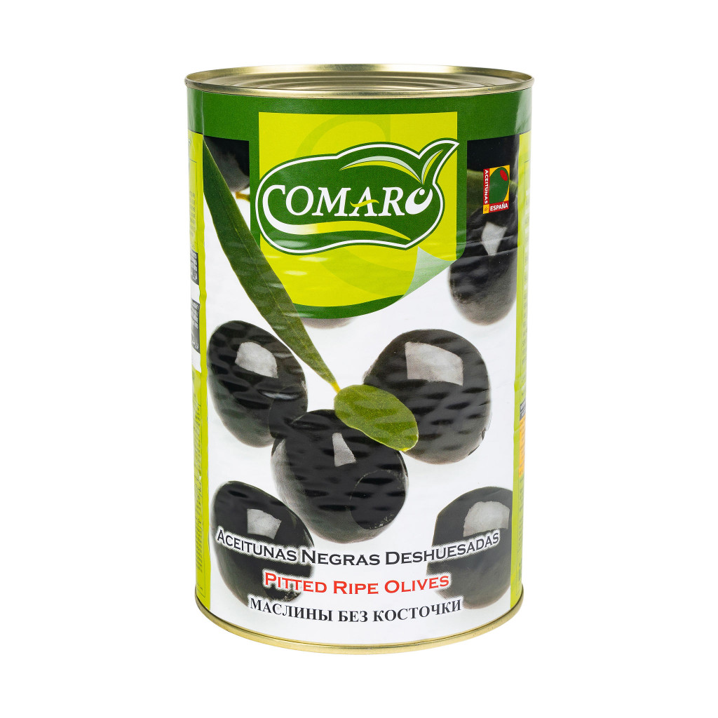 Black Pitted Olives Tin