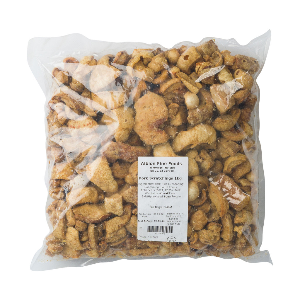 Scratchings - Pork 1kg | Albion Fine Foods