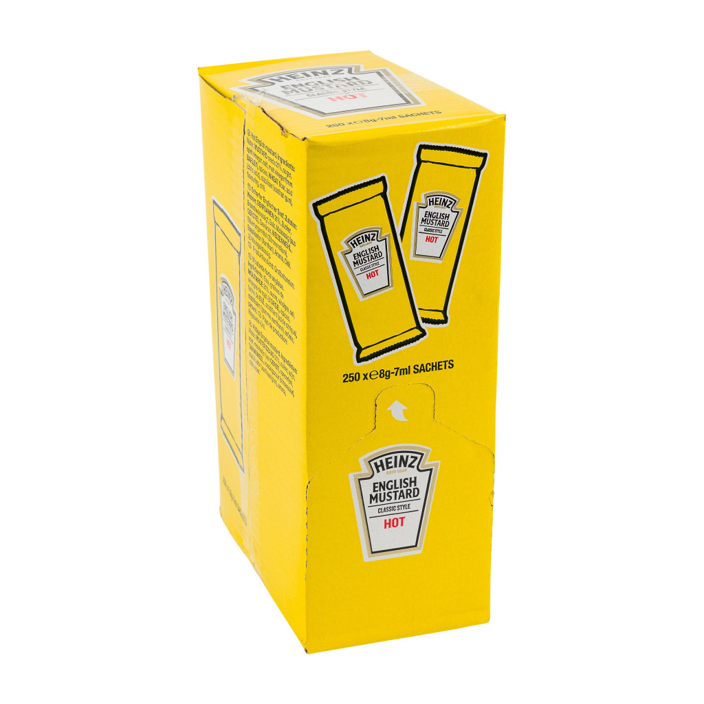 English Mustard Sachets Heinz