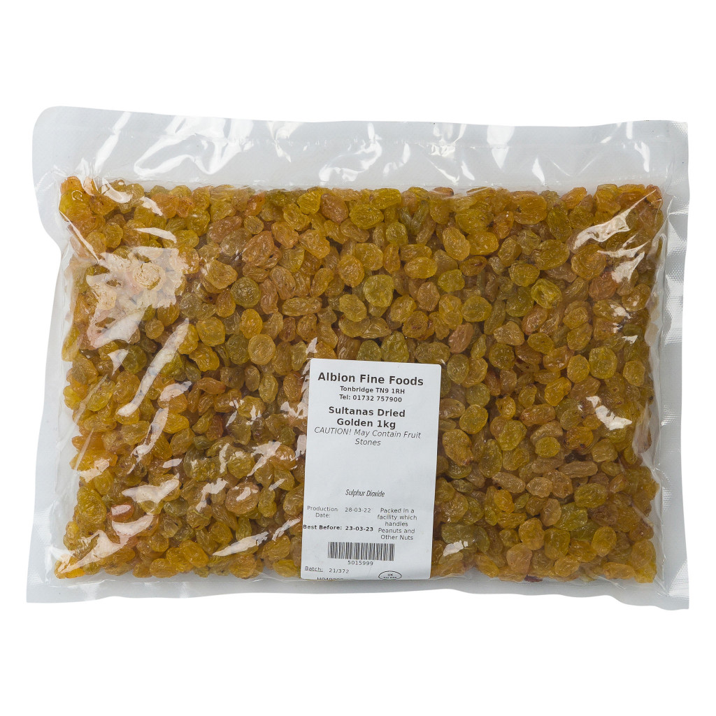 Sultanas Golden Dried