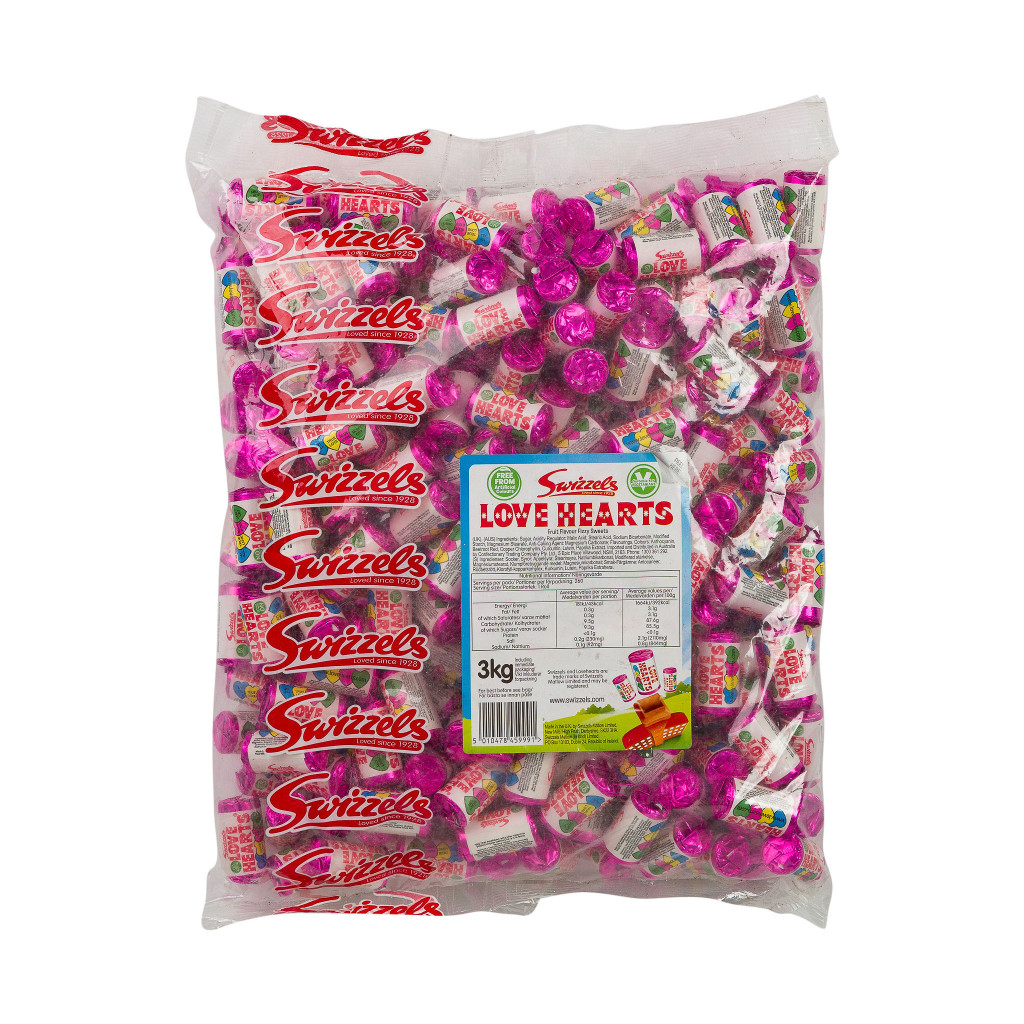 Love Hearts Mini Rolls Swizzels