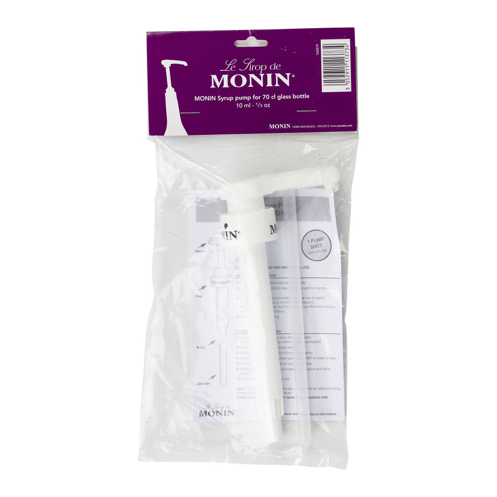 Glass Bottle Pump for Monin Syrups