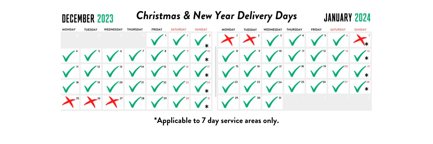xmas opening hours