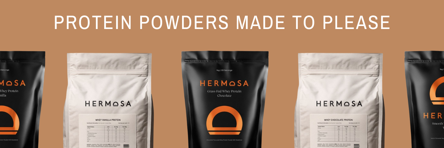 Hermosa Protein Powder Banner