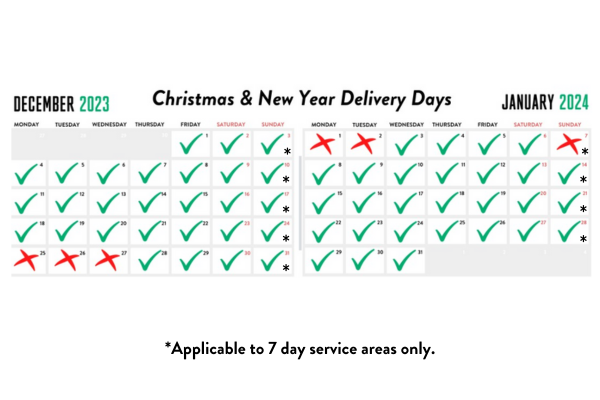 xmas opening hours