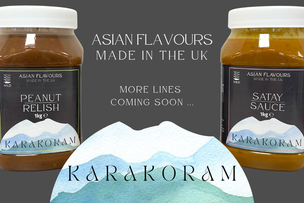 Banner showing Karakoram sauce range
